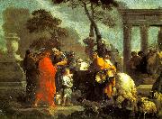 Bourdon, Sebastien The Selling of Joseph into Slavery oil on canvas
